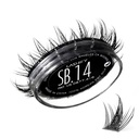 Lashify Star Burst 14mm Gossamer Diy Eyelash Extensions Refill, The Ultimate Multi Lacered Lash, Black, Easy False Lashes