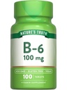 Nature 's Truth B6 Vitamin 126; 100mg 124; 100 Tablet 124; Vegan, Non-GMO & Gluten Free Suplemen