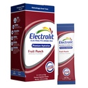 Electrolit Electrolytes Powder Packet, Fruit Punch 8 Pack, Poundering Hydration Package for Dehydration & Rehydration, Post Workout Flavored Hydrate Mix, Gluten Free Daily Water Enhancer Sticks