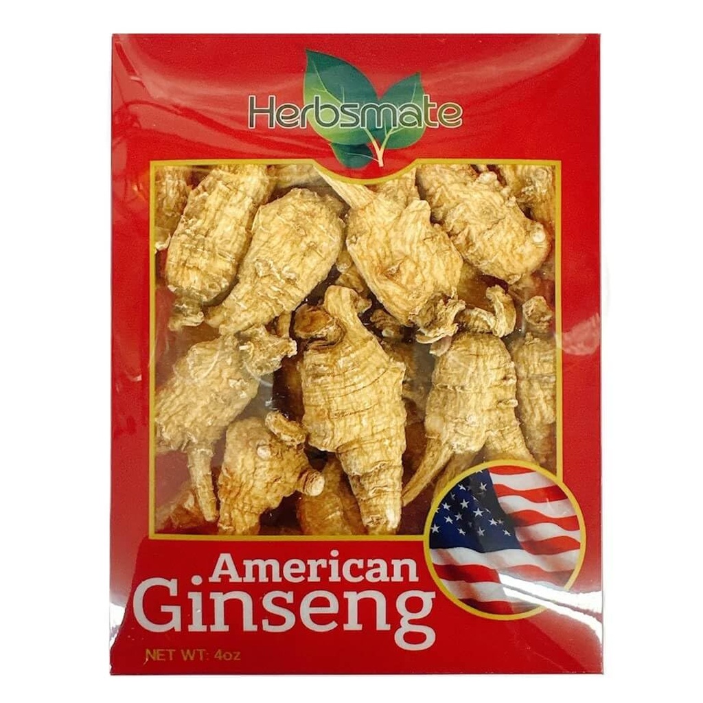 Hand- Dipilih A Tingkat Amerika Ginseng Medium Round Ukuran (4 Oz. Box)