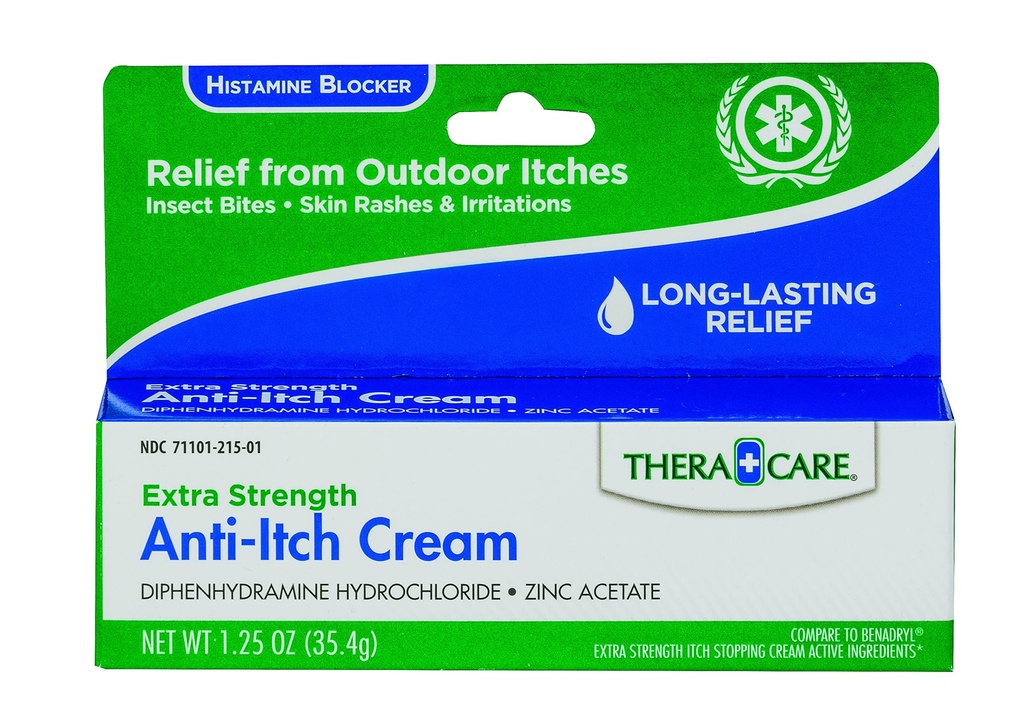 Therera Care Anti- Itch Cream 124; Ekstra Kekuatan 124; Outdoor Itch Relief 14; 1.25 oz
