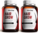Perkembangan Rambut, Dukungan Rambut Untuk Kekuatan, Pertumbuhan Tebal, dengan Biotin, Vitamin A, C, E, Zinc, Katup (2)