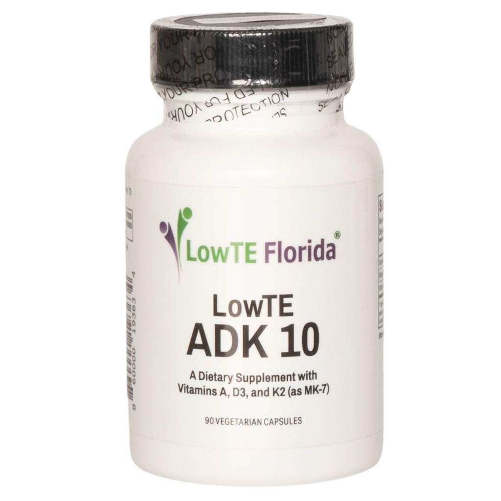 ADK 10- 90 Capsules I Vitamin D3 K2 & A, Multivitamin Suplemen untuk Stronger Bones, Teeth & Heart * dan Normal Tekanan Darah *, Potency Vitamin ADK Tinggi dengan Vitamin D3 10.000 iu