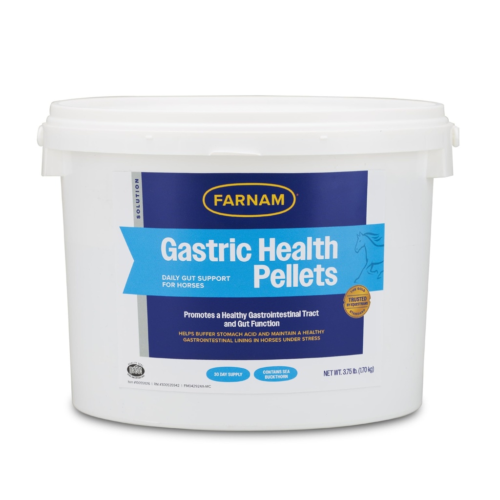 Farnam Gastric Health Pelelets, Daily Gut and Digetical Health Supppplement for Horses helping Keep a Healthy Gastract and Gut Function