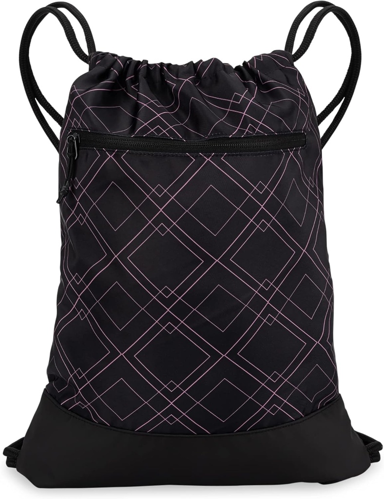 Drawstring Gym Bag for Women 124; Durable Lighweiry Gym Celle Backpack dengan Graphic Designs 124;