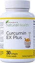 Suplemen Curcumin Turmeric, Curcumin EX Plus dengan Ekstrak Grapeseed, Resveratrol & Red Wine Polyphenos untuk Kesehatan Gabungan & Heart, Kompleks Curcuminoid 500mg Capsules