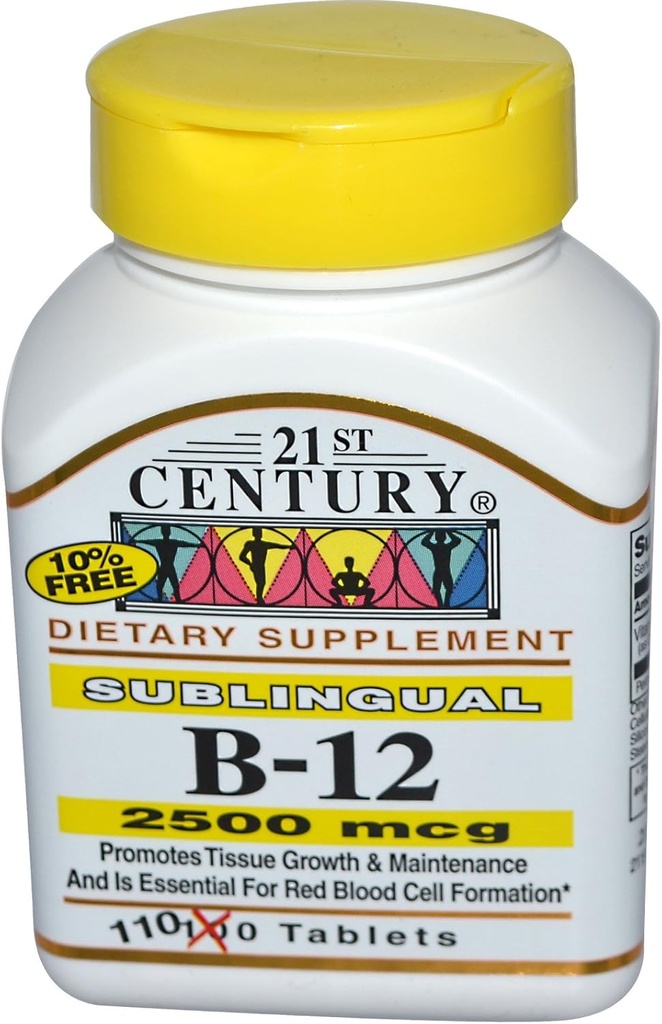 Abad 21, B-12, 2500 mcg, 110 Tablets - 2pc