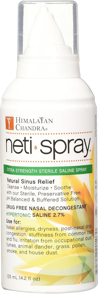 Himalaya Chandra Hypertonic Dewasa Neti Spray, 4.2 Ounce