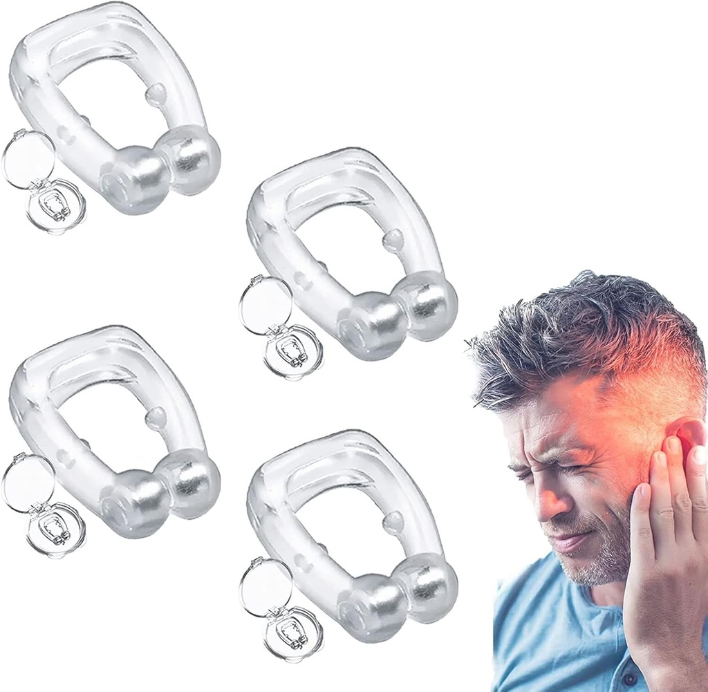 Perangkat Relief Tinnitus, 2 / 4 Borgol Pair Tinnitus Ear Set untuk Raning Ears- Device, Stop Ear Ringing (2pair)