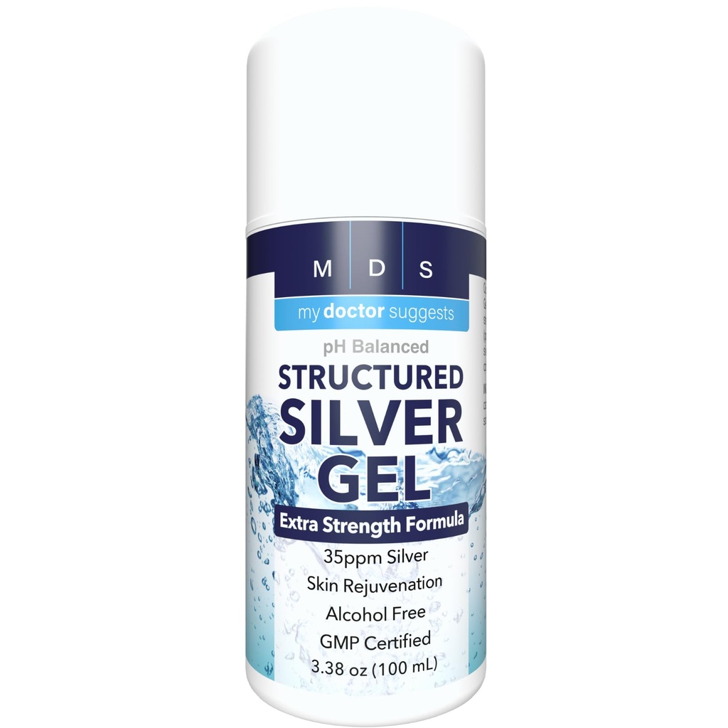 Struktur Koleksi Perak Gel Ekstra - Pendingin Topical - pH Dibalanced 35plum Structured Silver Provides Soothing Relief of Burns & Skin Irrtations
