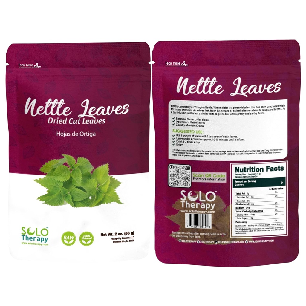 Nettle Leaf c / s 2 ons, Tea Leaf Nettle, Tas Dapat Dihidupkan, Leaf Stinging, Nettle Leaf Herb