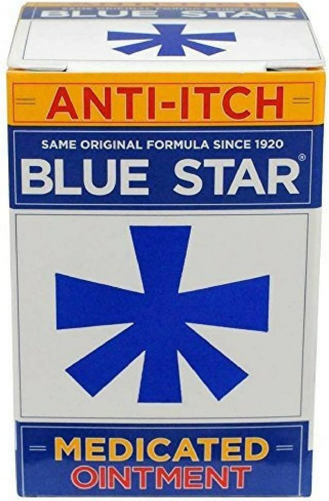 Blue Star Anti- Itch Diobati Overed 2 oz (Paket 10)
