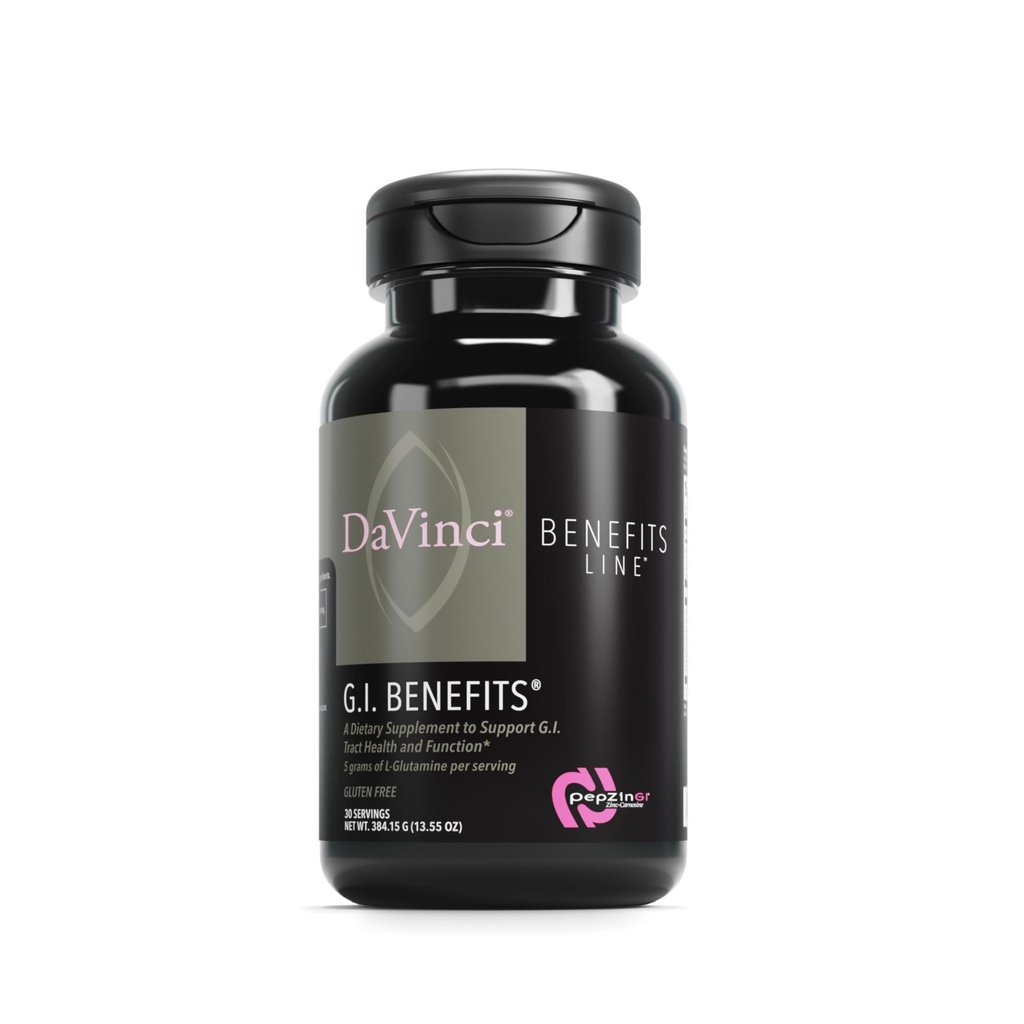 DaVINCI Labs GI Benefit - Digetical Health Supplement Powder with Zinc & L-Glutamine *
