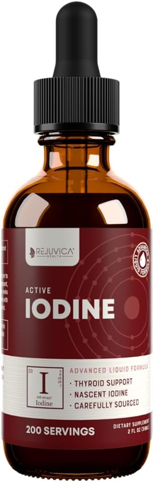 Aktif Iodin - Nascent Iodin Drops - Liquid Deliquid Delivery for Better Absorpsi - Supports Healthy Energy, Vitalitas, & Iodin Levels