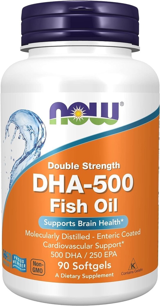 Sekarang Foods DHA- 500 mg Mendukung Fungsi Kognitif, 90 sgels