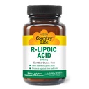 Country Life R-Alpha Lipoic Acid Complex 300mg - Alpha- Lipoic Acid 270mg & R-Lipoic Acid 30mg - Antioksidant Dukungan - Tidak ada Yeast, Corn, Wheat, Soy, Gluten, Milk - Alpha Lipoic Acid Suplemen