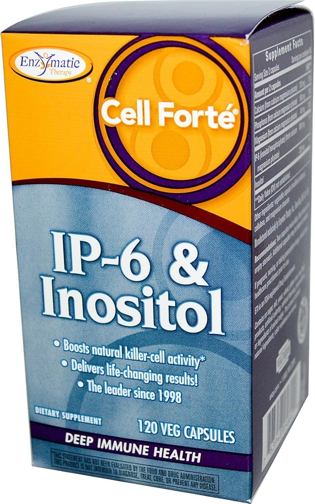 Sel Terapi Enzimatic Forte IP-6 Inositol 120 Veggie Caps
