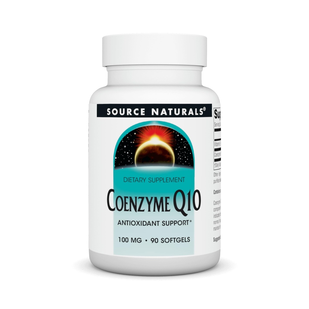 Sumber Koenzim Q10 Antioksidant Mendukung 100 mg untuk Heart, Brain, Imunitas, & Liver Dukungan * - 90 Softgels