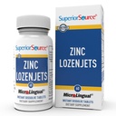 Sumber Superior Zinc Lozenjet - Supmune System Support - Trace Mineral Supplement Systems & Functions - Zinc Supplemen Perempuan & Men - 60 Instant Dissolve Tablet