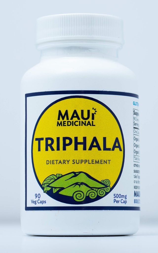 90 Veggie Capsules - 500mg per Capsule Organic Herbal Formula