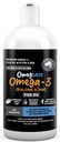 Omegease Fish Oil for Dogs & Cats - Finest for Pets Omega 3 for Cats & Dogs - Suplemen untuk Skin & Coat, Itching, Shedding, Joints & Immune Health - 100% Pure Omega Fish Oil with EPA & DHA (16 oz)