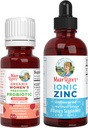 MaryRuth Organics Precision Probiotic for Women (Raspberry) & Zinc Drops 12.4; Clean Label Project Verified £124; Vitamin for Gut Health, Imune Support, & Overall Wellness 124; Vegan, Non-GMO, Gluten Free