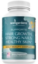 100% Rambut Murni Skin dan Nails Vitamin - Biotin Vitamin untuk Perempuan dan Pria, Ages 18 dan Up, Menyediakan Rambut Lebih Cepat Perkembangan, Lebih Kuat Nails, Sehat Skin, Kekuatan Ekstra 78.1119mcg