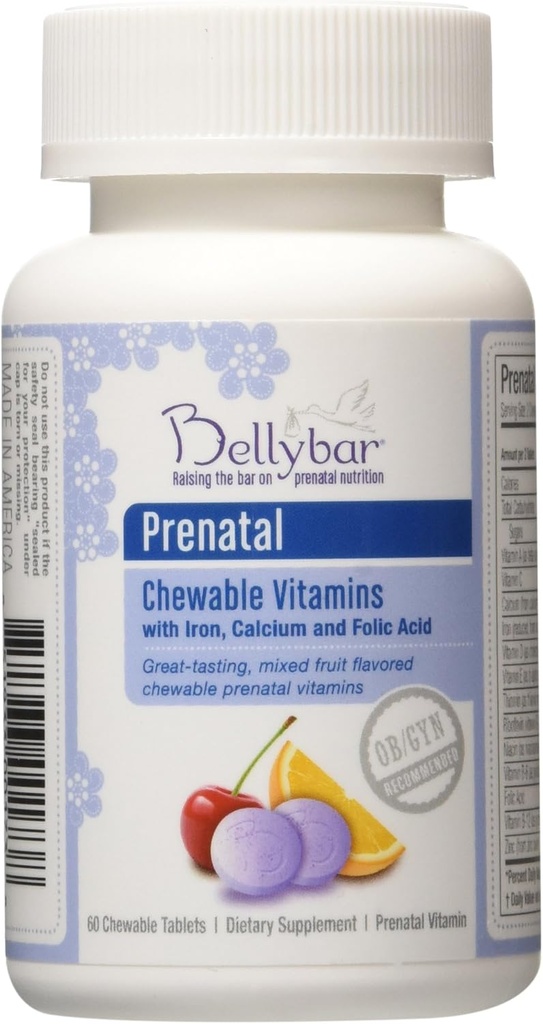 Prenatal Chewable Vitamin oleh Bellybar 60 tab