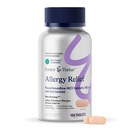 Foster & Thrive Fexenadine HCI Non Drowsy Allergy Relief untuk Hay Fever, Pollen, Mata gatal, dan Alergi Seasonal, Dukungan Efektif untuk Anak-anak dan Dewasa, 180 mg, 100 tablet