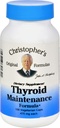 Christopher 's Thyroid Maintenance - 485 mg - 100 Vegetarian Capsules