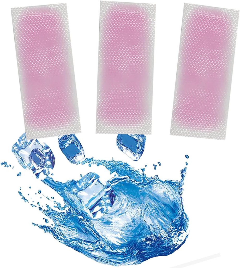 40 Sheets Fever Cooling Gel Patches, Cooling Forehead Strips Cooling Gel Sheet for Relieve Headache, Toothache Pain, Drowsiness, Fatigue, Refreshing, Sunstroke (Strawberry)