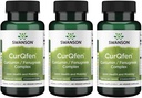 Swanson Kontrol Lepaskan Curqfen Curcumin / Furugreek Kompleks 60 Veg Capsules (3 Pack)