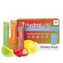 Hidralyte Low Sugar Rapid Rehydration - Ringan Sparkling Electrolyte Powder Pawkers, 8 oz Save 124; Variety Hydration Packet; Hydration for Heat, Travel, Exercise and Bachelorette Parties (30 Count)