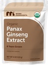 Mikro Ingredians Maksimal Kekuatan Organik Korea Ginseng Root 200: 1 Powder, 4 Ounce, Red Panax Ginseng Powder, Aktif Ginsenosides, Vegan Friendly