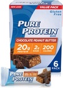 Protein Murni - Protein Tinggi Bar Chocolate Peanut Butter--Protein Bar--20 Grams Protein per bar - Gluten Free - 6- 1.76- Ounce Bars