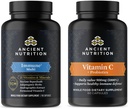 Kapsul Ammune Nutrition Kuno, 90 Count + Vitamin C + Propiel Capsules, 60 Cacah