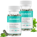 Suplemen Deodorizing Tubuh Ngeres Kapsules Deodoran Tubuh Katup untuk Detox, Divalry, Gut Kesehatan, Skin Dukungan 90 Kapsul (2)