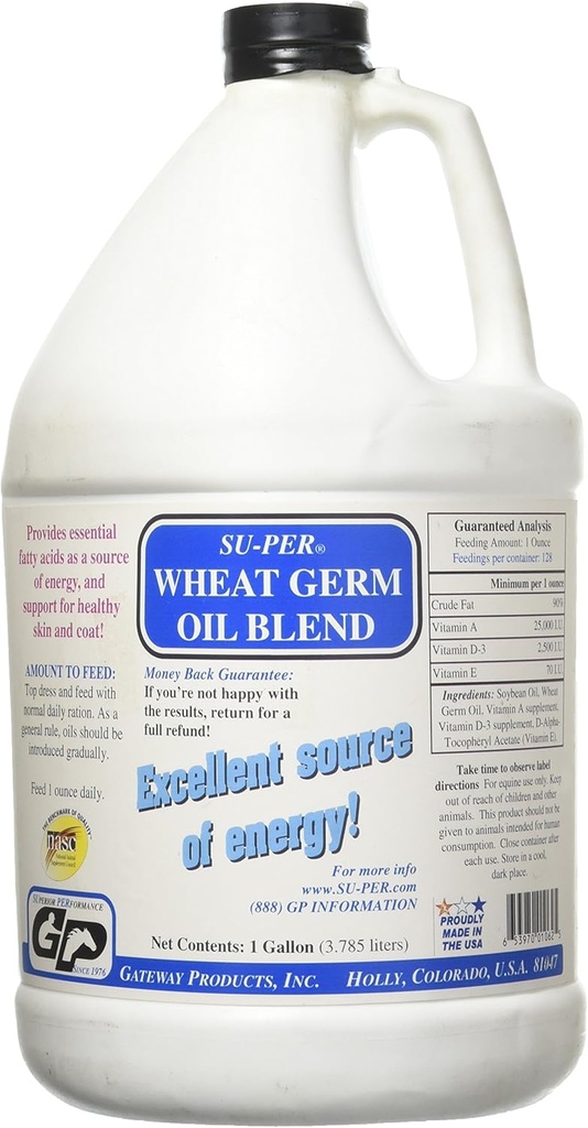 SU-PER Wheatgrams Oil Gallon