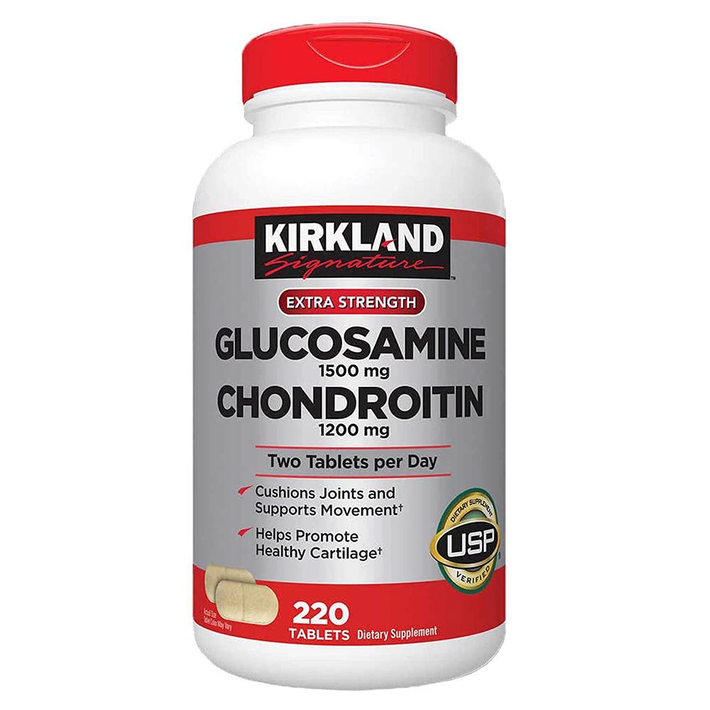 Kirkland Signature Glucosamin & Chondroitin, 220 Tablet (4 Pack)