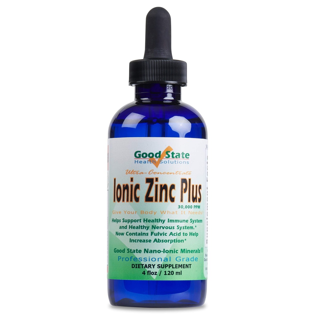 Good State Liquid Zinc Plus Ultra Konsentrat Suplemen 425, 4 fl oz, 1 Count