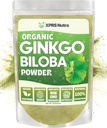 XPRS Nutra Organik Ginkgo Biloba Powder - Gingko Bilosa Suplemen untuk Kognition - Vegan Friendly Ginkoba Biloba Organik - kekebalan Boosting Ginkgo Biloba Powder (4 oz)