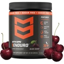 MTN OPS Enduro Nitric Oxide Stim Free Pre Workout: 124; Magnesium Citrate, L Arginine & L Citrulline Caffeine Free Pretraining 124; 30 Serving Black Cherry