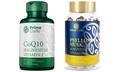 Prime CoQ10 250mg dengan Magnesium Glycinate dan Vitamin E, Psyllium Hussules dengan Magnesium Citrate dan Vitamin C
