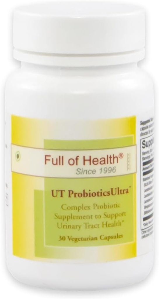 UT ProbioticsUltra [30 Vege Capsules] - Ultra- Kekuatan (52,5 Milion CFU) Kompleks Probiotik = -124; Dukungan Kesehatan Tract Urinary = 124; Quality Ingrediers No-Dairy