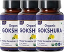 Gokshura 120 Tablets 126; Tribulus Terrestris (Gokshura) 124; USDA Organik Disertifikasi Aisa 124; Mendukung Kebal dan Kekuatan 124; Organik dan Alami 120tab - Paket 3