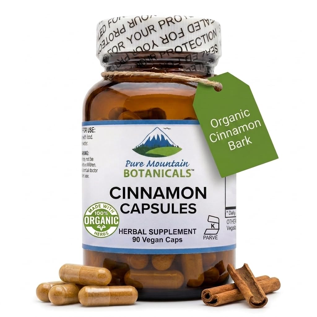 Pill Vegan Kosher dengan 1000mg Cadia Kasia Cinammon Bark Suplemen