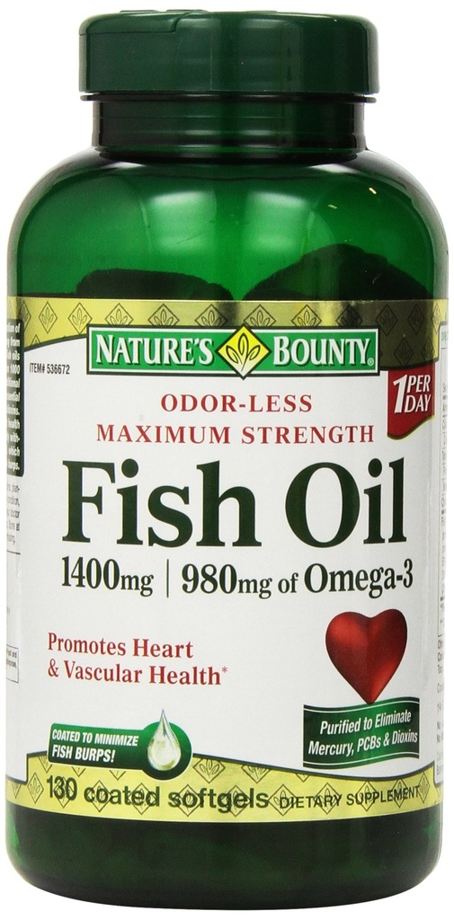 Natures Bounty Minyak Ikan