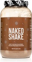 Shake telanjang - Hot Cocoa Protein Shake - Tanaman berbasis bubuk Protein dengan Mct Oil - Gluten- Bebas, Soy- Bebas, Tidak ada Gmos atau Pembersih Buatan - 30 Hamba