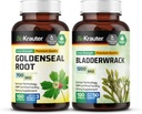 BIO KRAUTER Goldenseal 100 Capsules & Bladderwrack 100 Kapsul