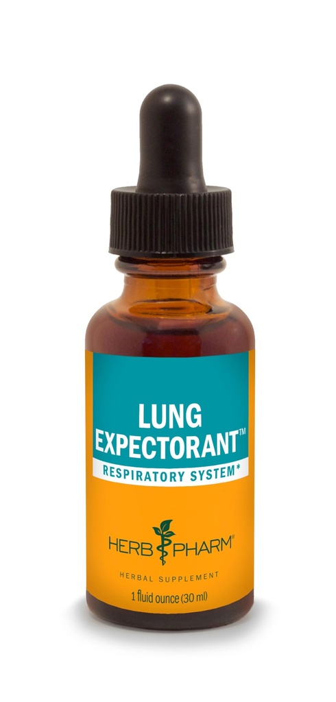 Herb Pharm Lung Expectorant Liquid Herbal Formula untuk mendukung Respiratory Immune Response - 1 Ounce (Paket 1)